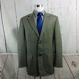 Enrico Gelini Collezione 40L Multicolor Houndstooth Suit Blazer Sport Coat